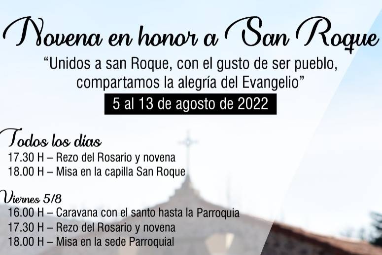 Se viene la Fiesta de San Roque